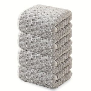 Premium 4-Piece <b>Waffle</b> Weave Microfiber Bath <b>Towel</b> Set Ultra-Soft Quick-Drying Spa/Gym <b>Towels</b> in Honeycomb Design for Adults - Product Image 4