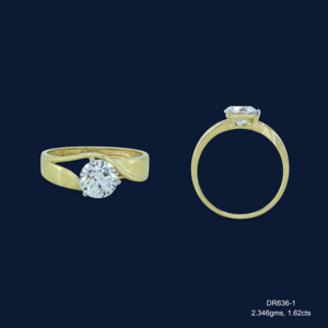 Anillo de Diamante Cultivado en Laboratorio en Oro Amarillo de 14K, Corte Brillante, Certificado IGI, Elegante, en Oferta, para Compromiso, Boda o Propuesta - Product Image 1