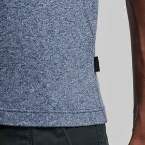 T-shirt pour homme sur mesure OEM, coupe ajustée, manches courtes, meilleure qualité, 82% coton, 18% élasthanne, t-shirts décontractés pour homme - Product Image 3