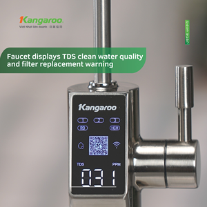 Sistema de Ósmosis Inversa Compacto de Plástico Kangaroo KG400US, Purificador de Agua Eléctrico de Hidrógeno de 400 GPD con Grifo Inteligente, Ahorro de Espacio - Product Image 4