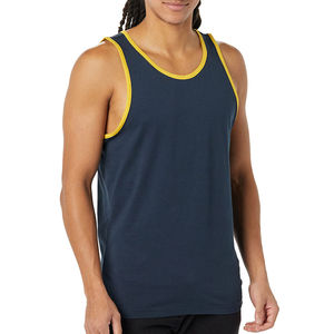 Camisetas sin mangas personalizadas con estampado puff para hombre, camisetas estilo streetwear y camisetas tipo muscle para marcas de ropa urbana masculina al por mayor - Product Image 1