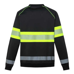 Polo de travail haute visibilité classe 2 en maille respirante avec poche avant et bandes réfléchissantes pour hommes et femmes - Product Image 3