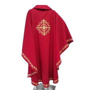 Robes de Chorale Unisexe Personnalisées en Gros, Vêtements de Chant Sans Manches en Polyester Imprimé, Service OEM - Product Image 2