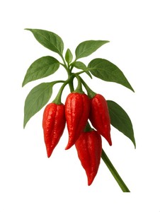 Chile Indio Súper Picante SHU> 1M Ghost Pepper de Assam/Nagaland, Secado al Aire con Notas Ahumadas y Afrutadas - Product Image 1