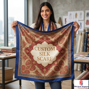 Pañuelo Hijab Cuadrado Moderno con Estampado Personalizado, Estilo Seda, Chal para la Cabeza, Fabricante Textil OEM ODM, Exportación - Product Image 1