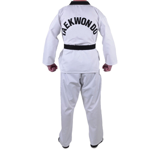 2026 Wholesale Price Custom Logo Factory Made Taekwondo Uniform Stretch Breathable <b>Light</b> Weight Quick Dry Adjustable Size - Product Image 3