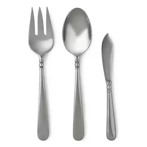 Ensemble de couverts en acier inoxydable de qualité supérieure avec finition miroir élégante, couverts durables pour hôtel et restaurant - Product Image 1