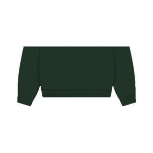 เสื้อสเวตเชิ้ตผู้หญิงแบบเป็นมิตรต่อสิ่งแวดล้อม สำหรับฤดูใบไม้ผลิ ปักลาย 3 มิติ ผ้าฟลีซ ระบายอากาศ กันลม น้ำหนัก 220 กรัม ผลิตจากผ้าฝ้าย/ใยไผ่ คอกลม ด้านหน้า - Product Image 3