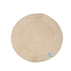 Trending Vintage <b>Rug</b> Handmade Seagrass Water Hyacinth Woven Natural Fiber <b>Rustic</b> Boho Farmhouse Floor Home Decoration - Product Image 2