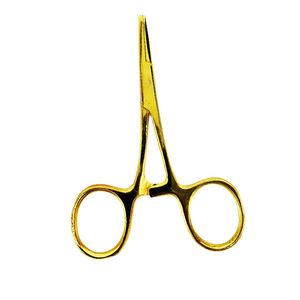 Juego de 2 Piezas de Pinzas Hemostáticas Kelly de Acero Inoxidable de Alta Calidad, Reutilizables, Color Dorado, Certificación CE, para Uso Quirúrgico - Product Image 5