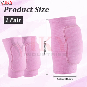 Meilleures ventes, nouvelle arrivée, genouillères de boxe épaisses en éponge rembourrée, équipement de protection pour les arts martiaux, entraînement de kickboxing, élastiques, rose clair - Product Image 2