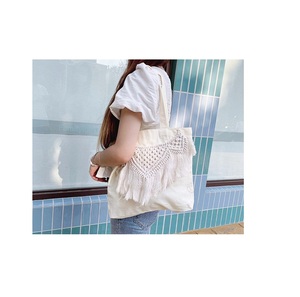 Bolsos de Mano de Macramé Multicolores, Productos Nuevos 2023, Ligeros, para Estudiantes, Compras - Product Image 4