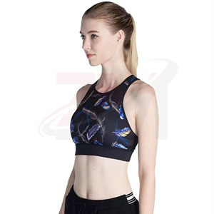Soutien-gorge de sport à fermeture avant pour usage quotidien, bretelles non réglables, compression légère, fabrication sur mesure OME, soutien-gorge de sport de haute qualité - Product Image 1