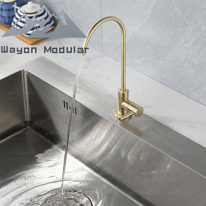 <span class=keywords><strong>Grifo</strong></span> de Agua Potable de Acero Inoxidable Dorado Cepillado Moderno Wayon para Sistema de Ósmosis Inversa de Cocina - Product Image 4