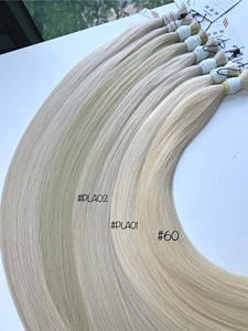 วิกผมต่อทรงตรงสีอ่อนของมนุษย์แบบไล่เฉดสี - Product Image 3