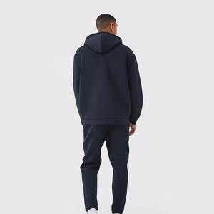 Survêtement Homme Coupe Droite Personnalisé en Coton Épais – Sweat-shirt et Pantalon de Jogging – Tenue Urbaine Décontractée – Vêtements de Sport – Fabricant Grossiste - Product Image 2