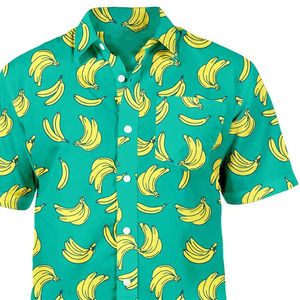 Camisa de Verano para Hombre de Marca Privada, Diseño Personalizado, Fabricante de Ropa Urbana Masculina, Camisa Estampada con Botones, Tendencia de Verano - Product Image 3