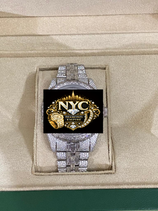 Reloj de Lujo para Hombre NYC DIAMOND EMPIRE, de Acero Inoxidable, Caja Cuadrada de 41 mm, Cristal, Analógico, Mecánico Automático, Japonés - Product Image 2