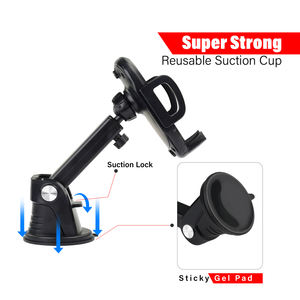 Soporte Magnético para Móvil Roadpower (RP-MH541-BK), Soporte Versátil para Tablero/Parabrisas con Fuerte Succión y Rotación de 360 Grados - Product Image 2