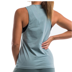 Débardeurs en polyester tricoté respirant pour femmes, col rond, style décontracté, sans manches, logo personnalisé, service OEM en gros - Product Image 1