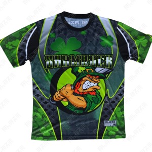 Custom Crew Neck Softball Jersey - Full Printed Sublimated Team Uniform, Moisture Wicking Training Shirt, OEM Wholesale Factory - Product Image 2