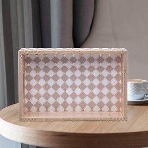 Bandeja Decorativa de Resina con Diseño Elegante, Bandeja de MDF, Bandeja para Servir, para Cocina y Eventos, a Precio de Fábrica al por Mayor - Product Image 4