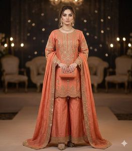 Impresionante conjunto de boda diseñado con precisión y elegancia que combina lo tradicional con una silueta moderna. - Product Image 4