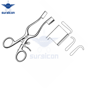 Retractor Autoretráctil Weitlaner de 14 cm (5½ Pulgadas) y 18 mm, Acero Inoxidable, Reutilizable, Instrumento Médico Quirúrgico - Product Image 6