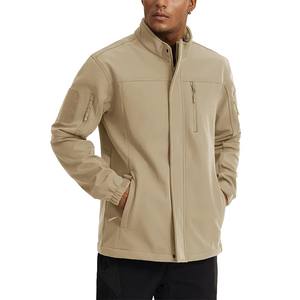 Private <b>Label</b> Hiking Clothing Breathable Outdoor Performance Workwear Coat Cheap Price Waterproof Khaki Softshell Jacket Seller - Product Image 1