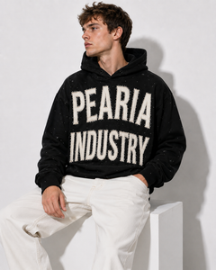 Sweat-shirt à capuche personnalisé pour homme, coupe oversize, uni, avec logo frontal, en molleton 100% coton, style streetwear, écologique - Product Image 4