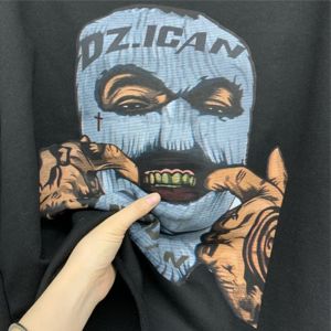 Camiseta Oversize de Streetwear Personalizada con Bajo Cortado, Hombros Caídos y Cuello Redondo, Diseño Gráfico Serigrafiado |   Algodón de 240 GSM - Product Image 6