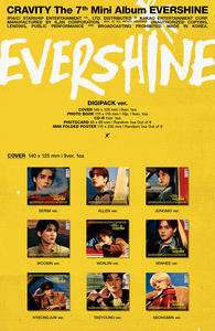 CRAVITY - [ EVERSHINE ] 7ème mini-album (version DIGIPACK) Album KPOP le plus vendu en Corée - Product Image 4