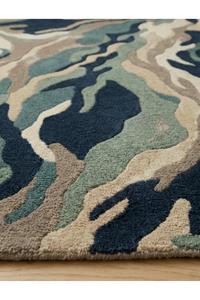 Tapis d'intérieur moderne en laine tuftée à la main avec base antidérapante pour hôtels, bureaux et résidences - Product Image 3
