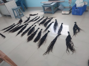 Cabello indio al por mayor de una sola donación, cabello indio de templo de primera calidad de una sola donación, cabello de una sola donación de un solo donante, cabello de una sola donación - Product Image 2