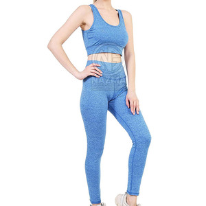 Conjunto de Yoga sin Costuras para Mujer, Transpirable, con Logotipo Frontal, de Alta Calidad, 2 Piezas, Gran Venta - Product Image 3