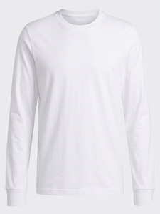 เสื้อยืดแขนยาวผู้ชาย ผ้าฝ้าย 100% คอกลม ผ้าถักเจอร์ซีย์ ทรงปกติ แบบเรียบ - Product Image 2