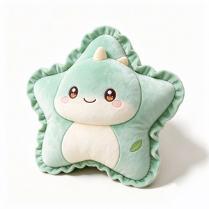 Almohada de peluche personalizada en forma de estrella amarilla, suave juguete de peluche de pato. - Product Image 4