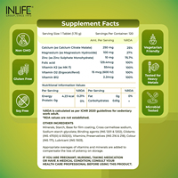 Comprimés de Calcium, Magnésium et Zinc avec Vitamines D2, B12, K2, MK7 – 120 unités – Citrate de Calcium et Malate pour le Soutien des Os et des Articulations