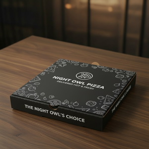 Custom Printed <b>Pizza</b> <b>Box</b> Personalized Food Packaging <b>Box</b> for Takeaway Delivery and Fast Food Restaurant Packaging - Product Image 4