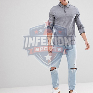 Chemise décontractée pour homme Small Malaf à manches courtes, coupe ample, col brodé, en maille unie Spandex/Polyester, boutonnée, 180g, lavable en machine - Product Image 4