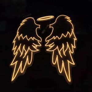 Letrero Luminoso <span class=keywords><strong>LED</strong></span> COSUN con Forma de Flamenco, Alas de Ángel, Tira de Luz de Neón para Decoración de Empresas y Hospitales - Product Image 2
