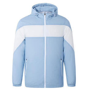 Latest Design <b>Jacket</b> With Fan Puffer Windproof <b>Cooling</b> Zipper & hoodies Winter Polyester Fan <b>Jackets</b> Breathable Custom Logo - Product Image 1