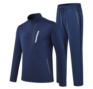 Sudaderas con capucha de manga larga con cremallera para hombre, ropa deportiva para hombre, chándal con logotipo personalizado, conjunto de pantalones de chándal y sudadera con cremallera completa - Product Image 1
