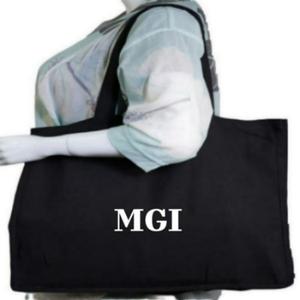 Sac fourre-tout en toile 100 % coton écologique avec fermeture éclair, impression de logo personnalisé, motif musical, idéal pour les voyages et le shopping féminin - Product Image 5