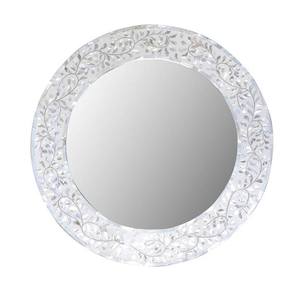 Premium Round Mother Of Pearl Mirror Handmade <b>Leaf</b> Shell Mosaic Decorative <b>Wall</b> Mirror Supplier For Home <b>Decor</b> Wholesale - Product Image 1