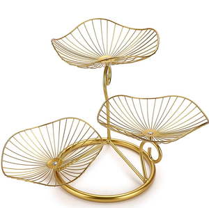 32-Inch Kitchen Fruit <b>Basket</b> Tiered Hanging Metal Design for Party Occasions - Product Image 3