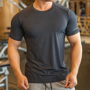 Camiseta Deportiva Personalizada para Hombre, de Alta Calidad, Poliéster 180g, Diseño en Blanco, Secado Rápido, Transpirable, para Gimnasio - Product Image 1