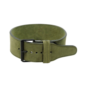Ceinture de soutien lombaire en cuir de vachette respirant avec logo personnalisé et fermeture à boucle pour la musculation et le fitness - Protection unisexe - Product Image 1