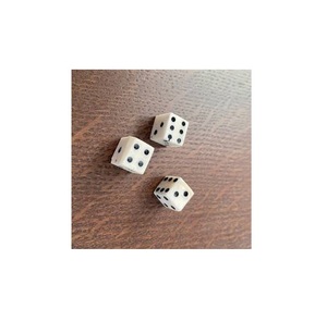 Square Shape White Color <b>Gaming</b> Dice 20mm Natural Crafts High On Demand Resin Dice Affordable Price - Product Image 5