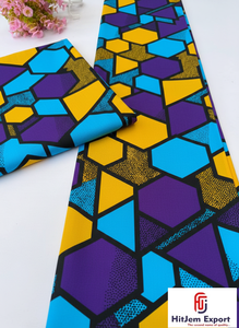 Tissu imprimé africain Ankara de haute qualité pour robes, quilting, artisanat, décoration intérieure et mode par Hitjem Export Island Supplier - Product Image 6